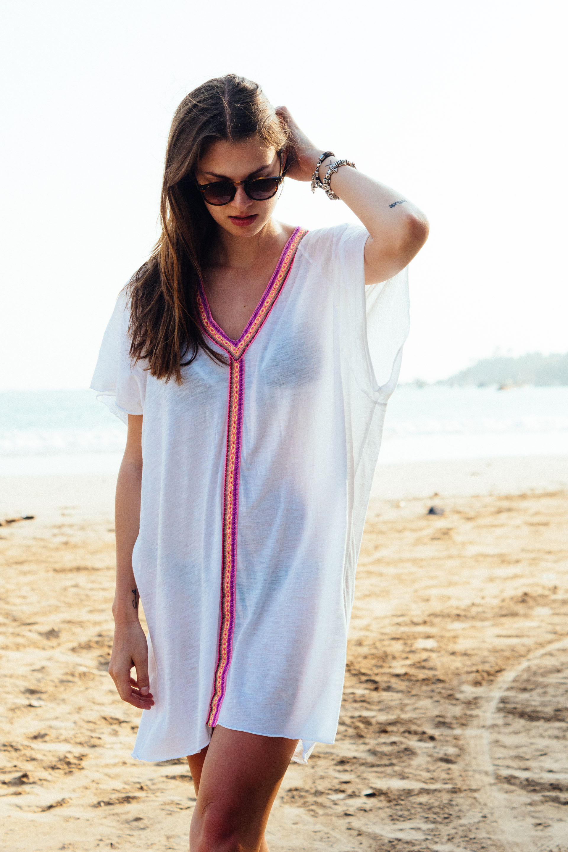 White Beach Dress from Pitusa  Sri Lanka Travel Diary