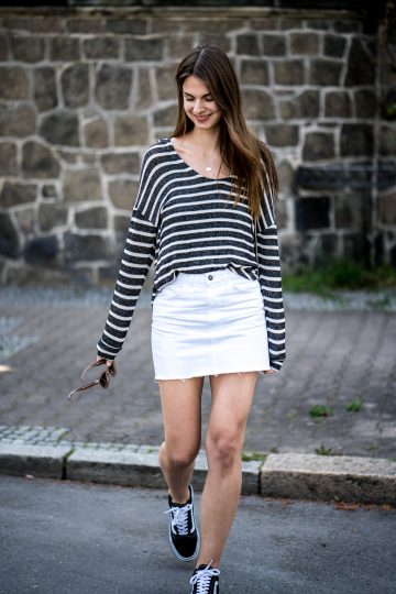 What To Wear With A White Skirt 84
