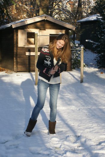 in the snow
