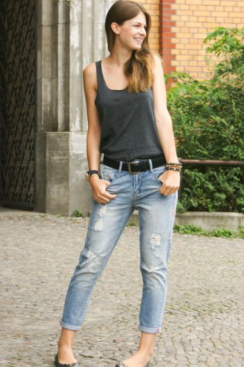 4 Days 4 Ways: How to wear Boyfriend Jeans #1