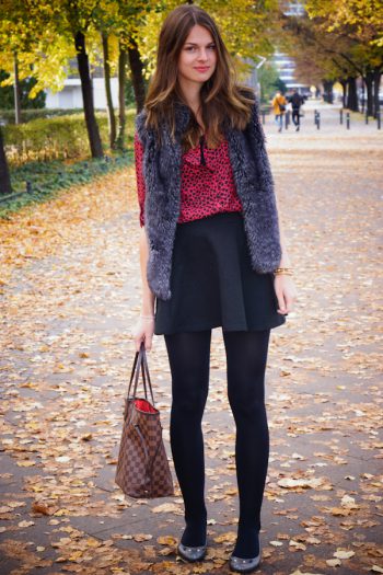 4 Days 4 Ways: How to wear a fur vest #3