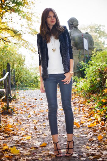 4 Days 4 Ways: How to wear a fur vest #4