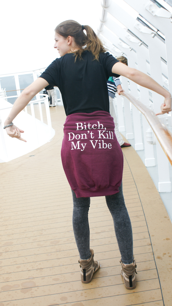 Bitch Don't Kill my Vibe Sweater