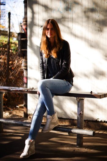 Sternenpullover mit Cutouts