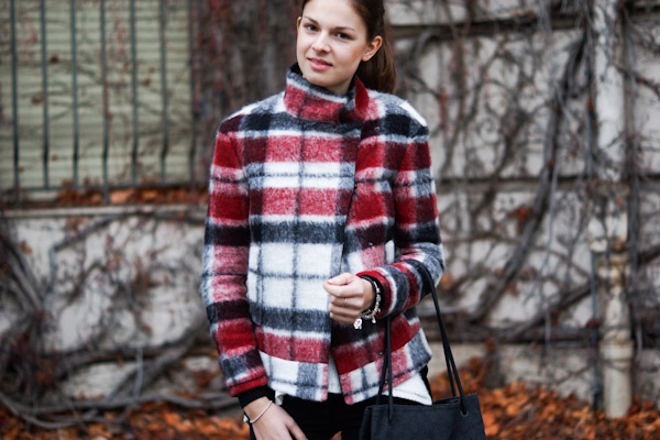 checkered Jacket from Zara