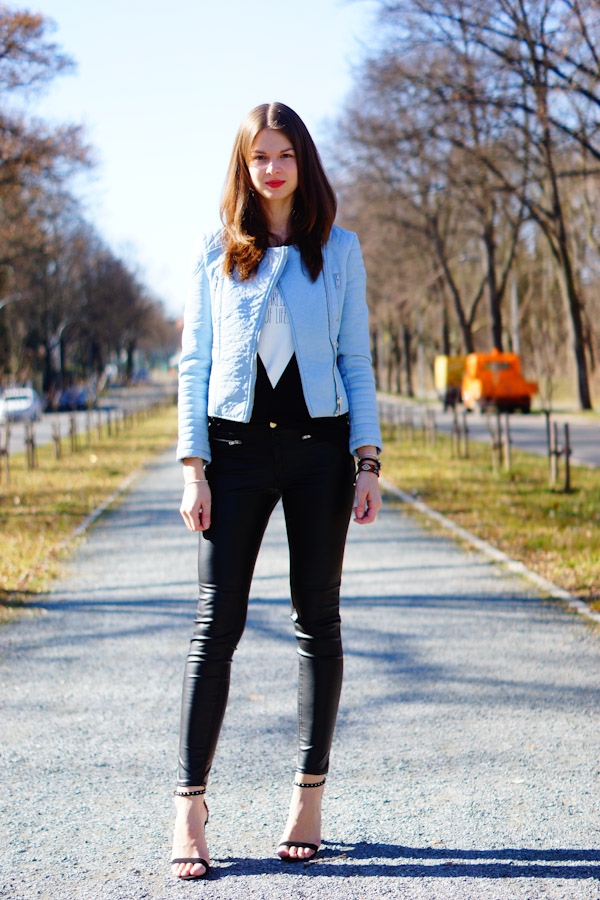 4 Days 4 Ways: How to wear a Pastel Biker Jacket 1