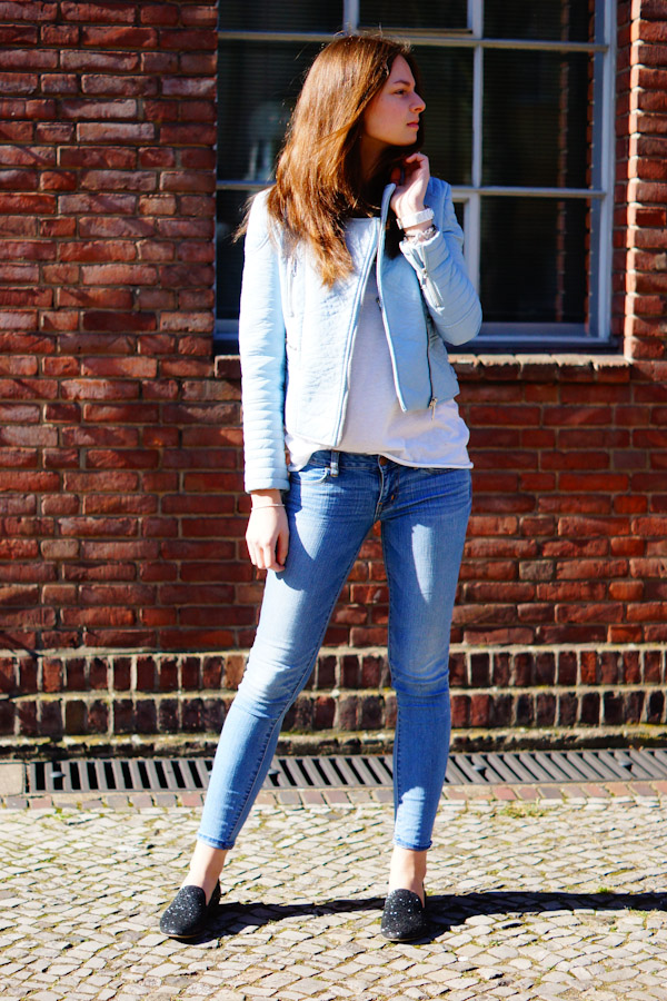 4 Days 4 Ways: How to wear a Pastel Biker Jacket 3