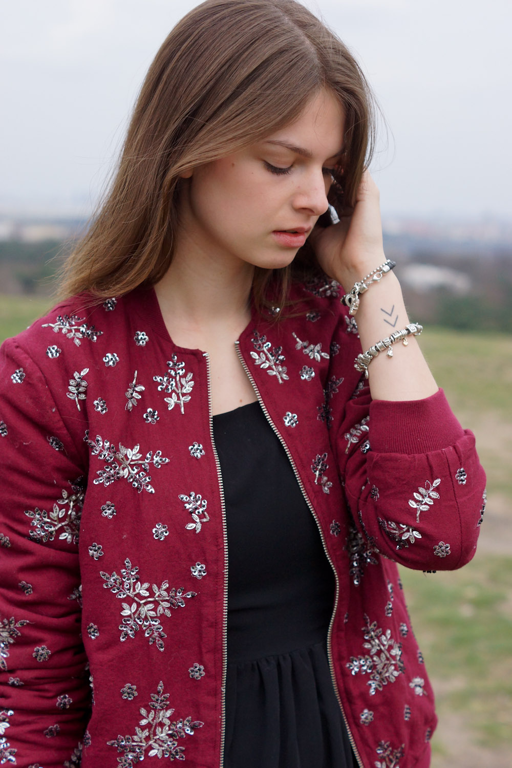 Dress + Bomber Jacket