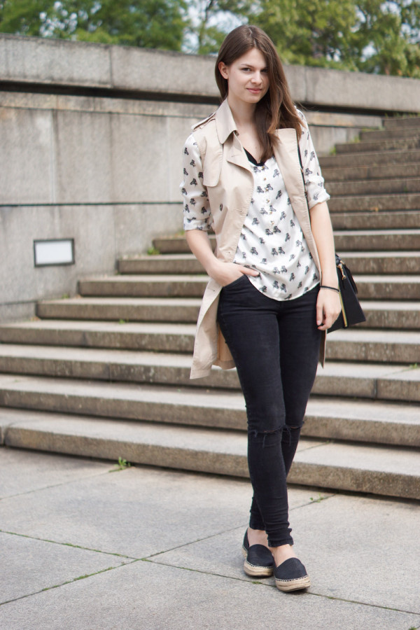 zebra blouse