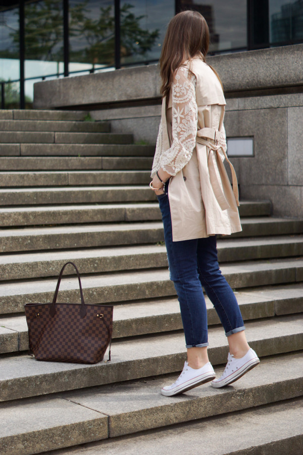 dark blue Boyfriend Jeans