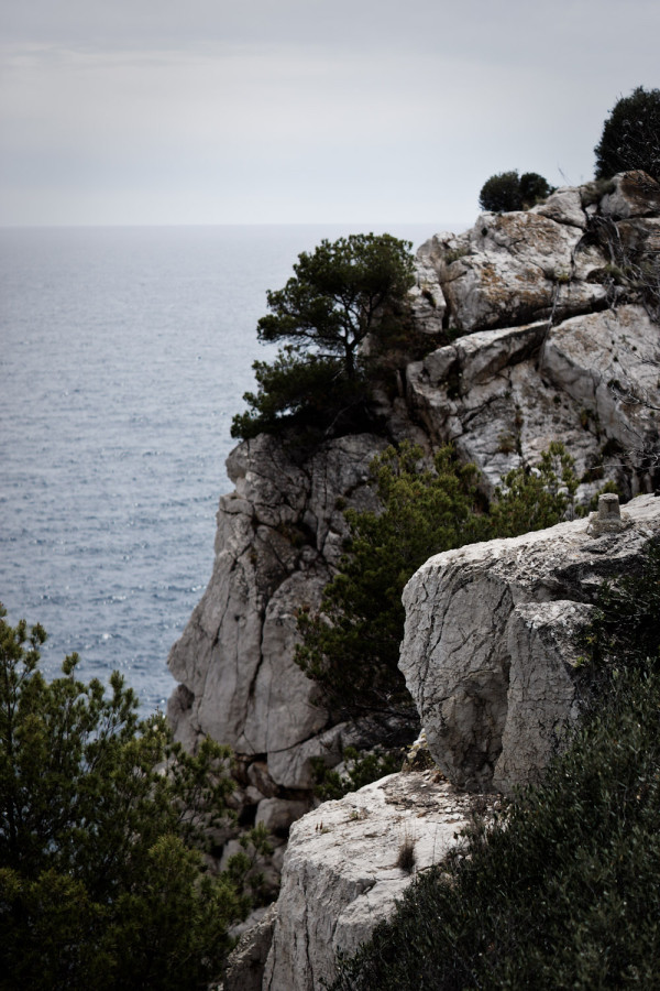 Cliffs in Cala Fornells