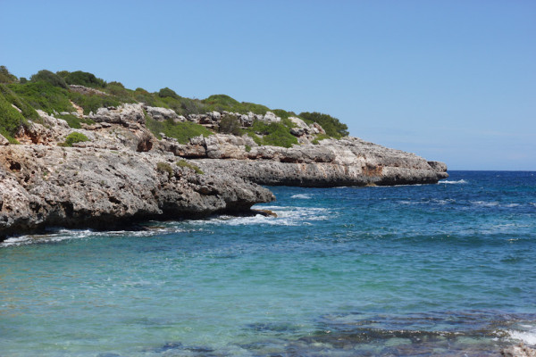 versteckte Bucht auf Mallorca