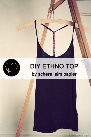 Guestpost: DIY ethno top by schere leim papier