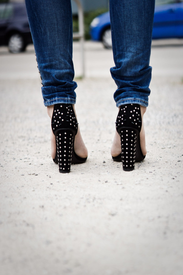 Studded Zara Heels