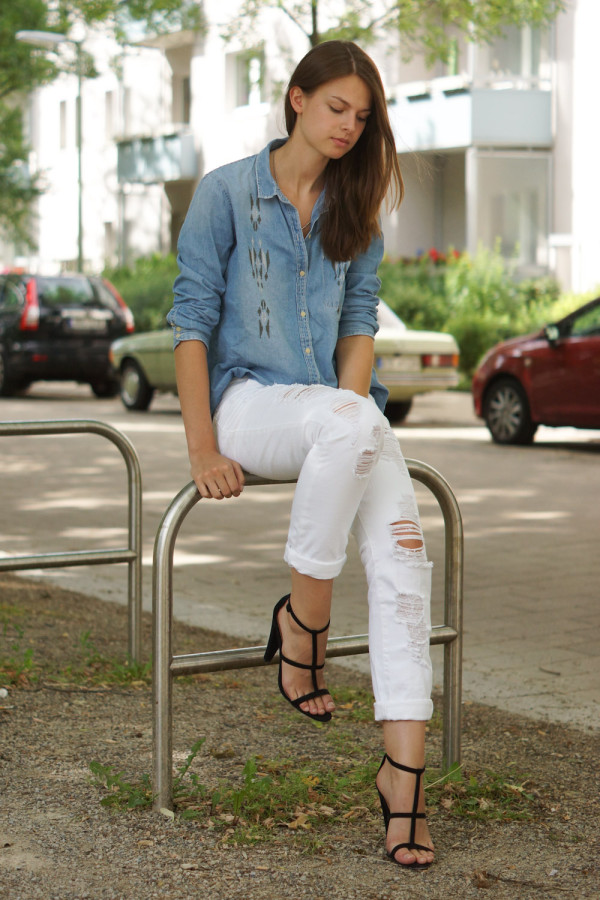 How to wear a boyfriend Jeans