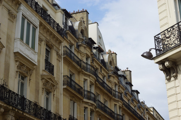 blue sky in Paris