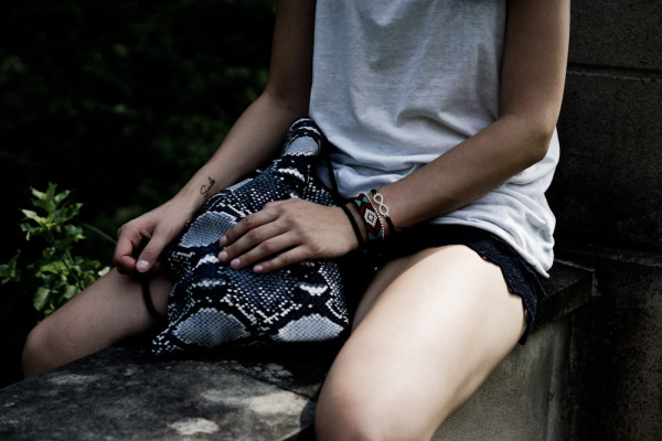 Snake Print Bag