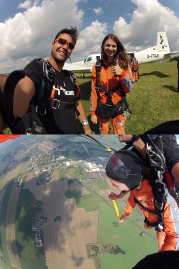 Skydiving at GoJump with mydays