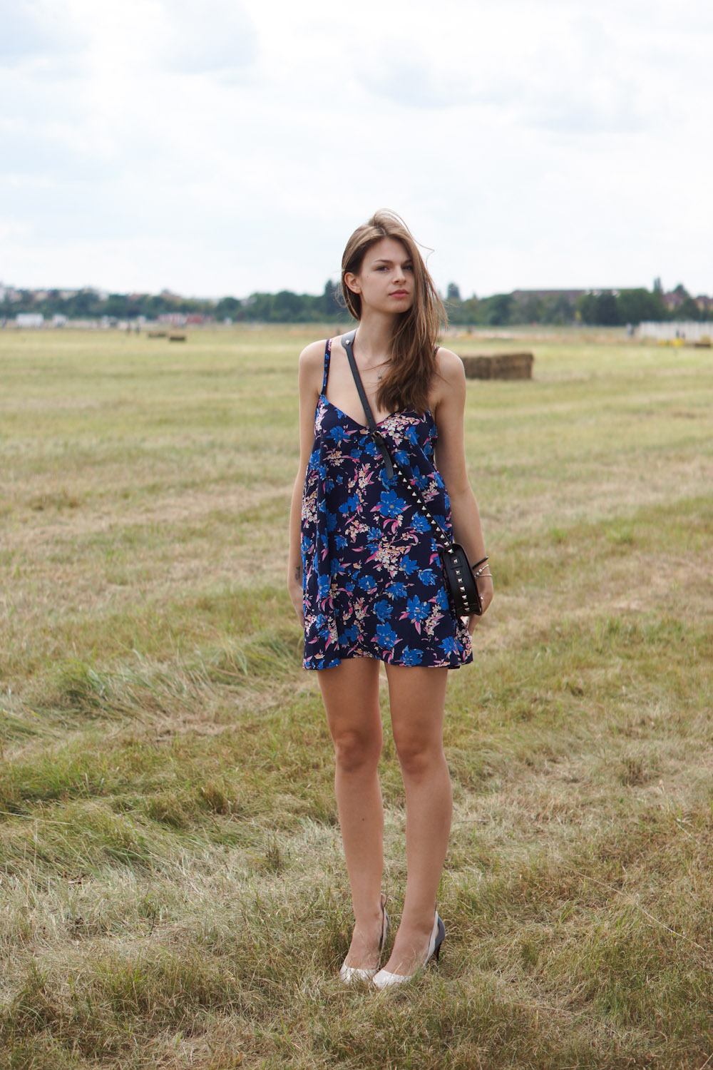 march rose floral cami dress