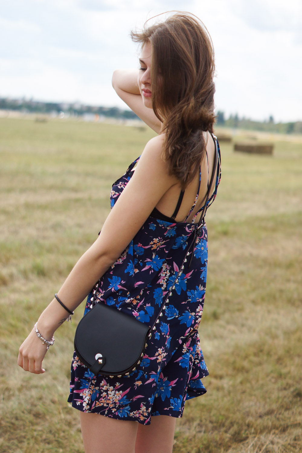 Floral Smocked Tiered Mini Cami Dress