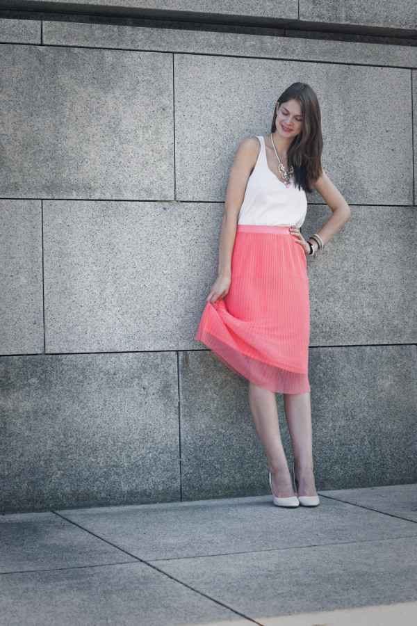 Coral Midi Skirt