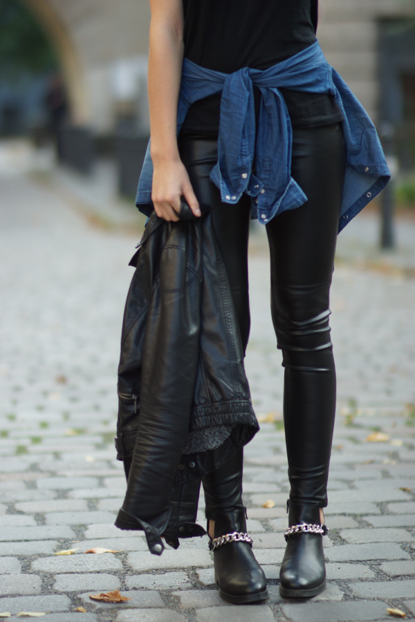 H&M Leather Pants