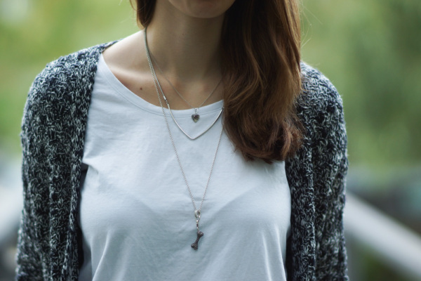 layered necklaces