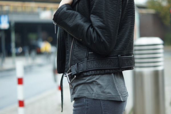 belted leather jacket