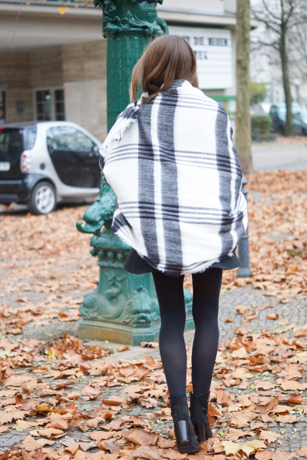 plaid cape