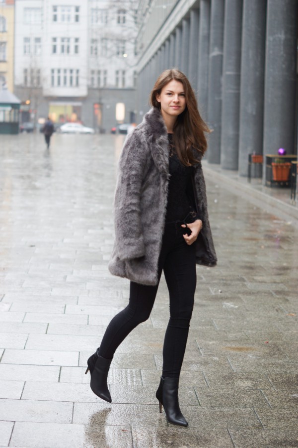 faux fur coat