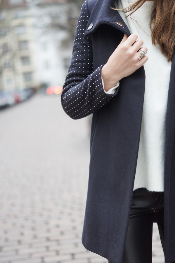 studded coat