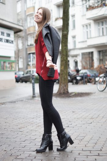 Seitlicher Reißverschluss