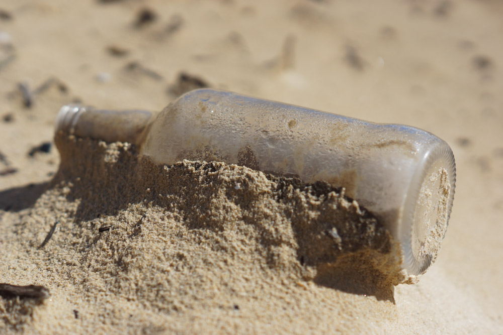 Glass in Sand