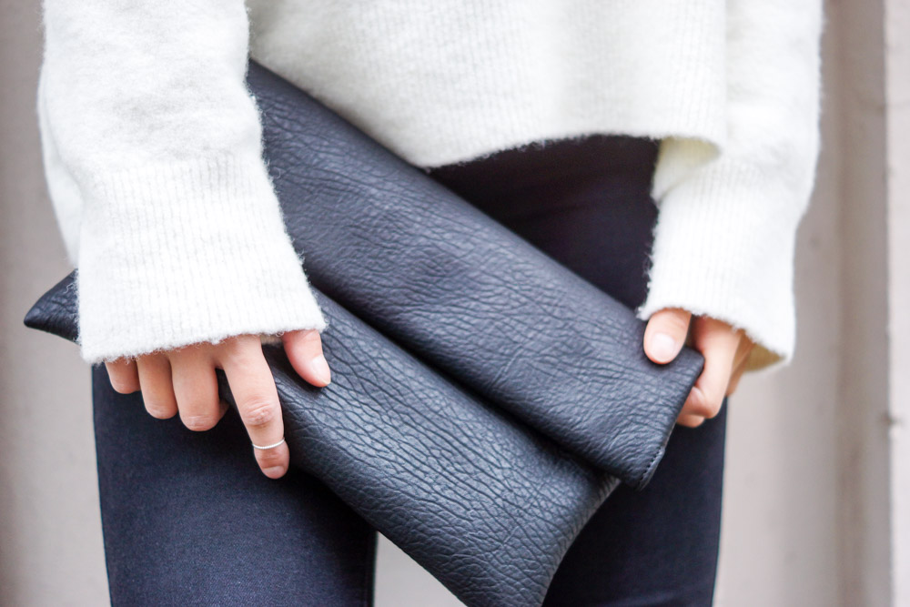 black Urban Outfitters Clutch