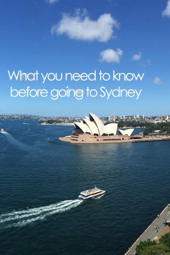 Was ihr wissen solltet, wenn ihr nach Sydney gehen wollt