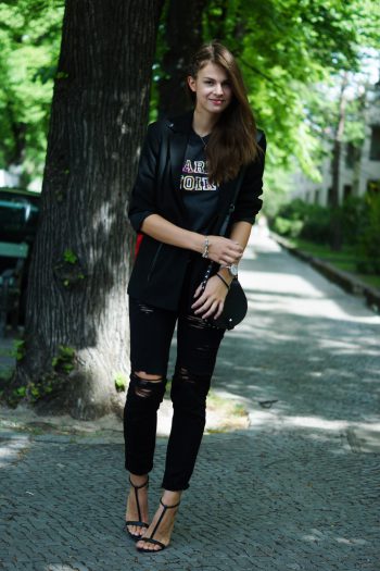 Boyfriend Jeans & Blazer