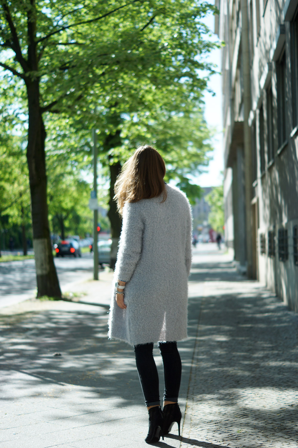 Fluffy Long Cardigan