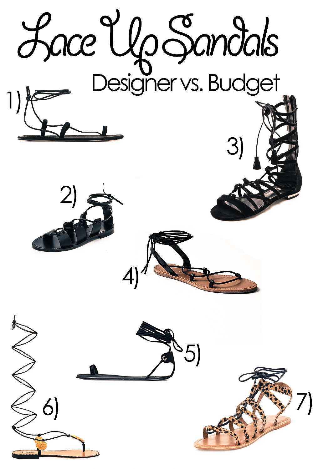 Lace Up Sandals Trend 2015