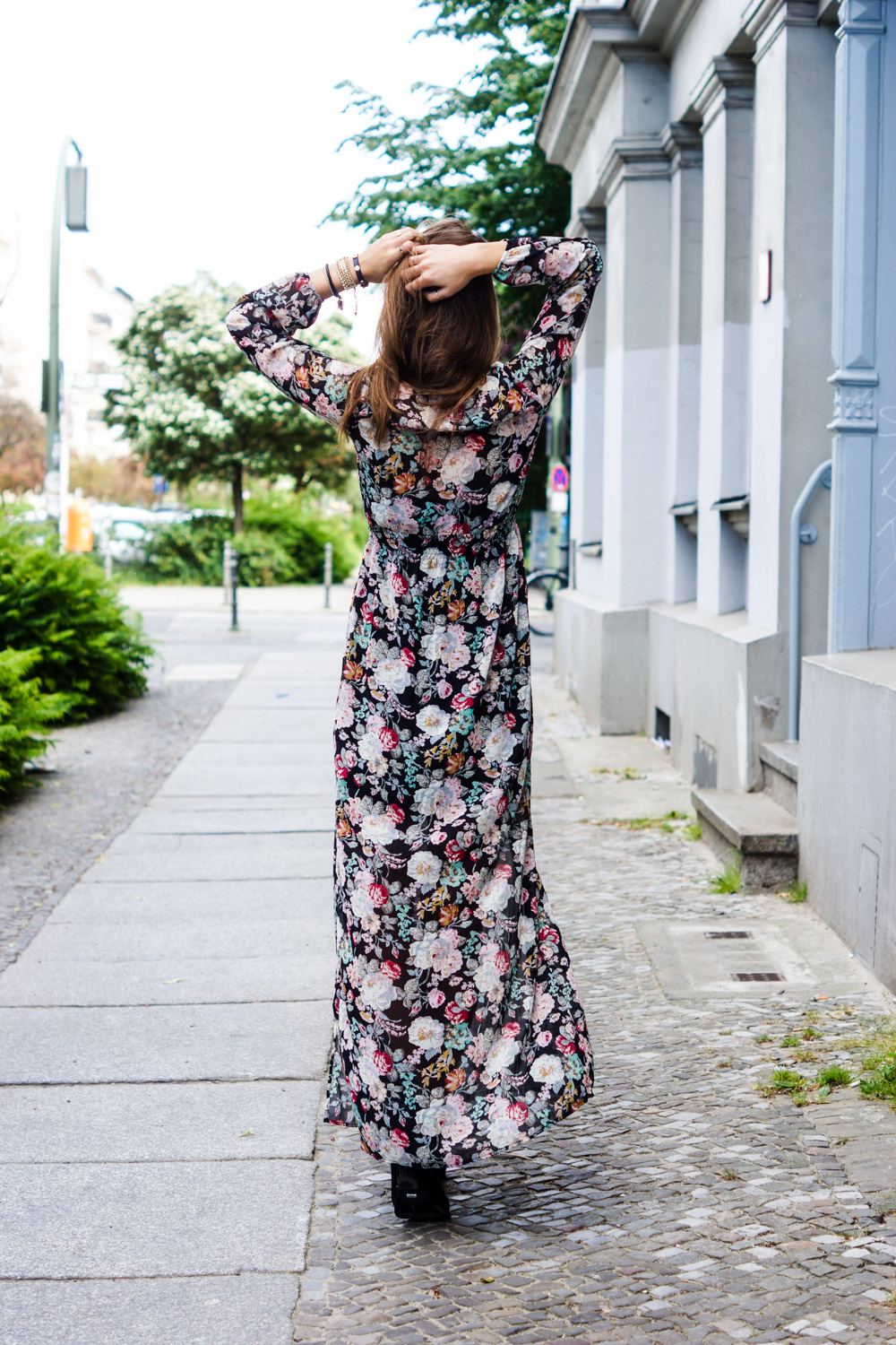 Maxikleid mit Blumenprint