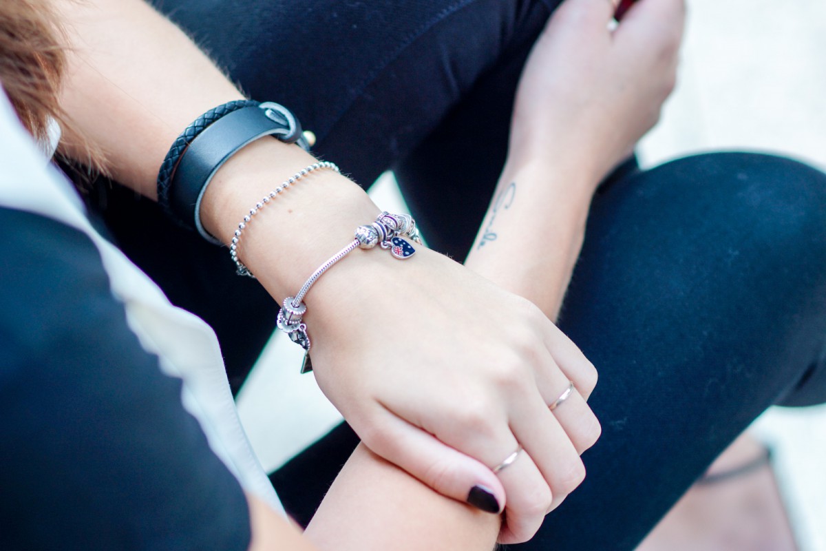 Mulberry Bracelet with initials