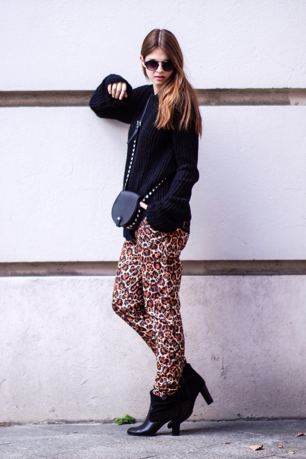 Pants with Leopard Print