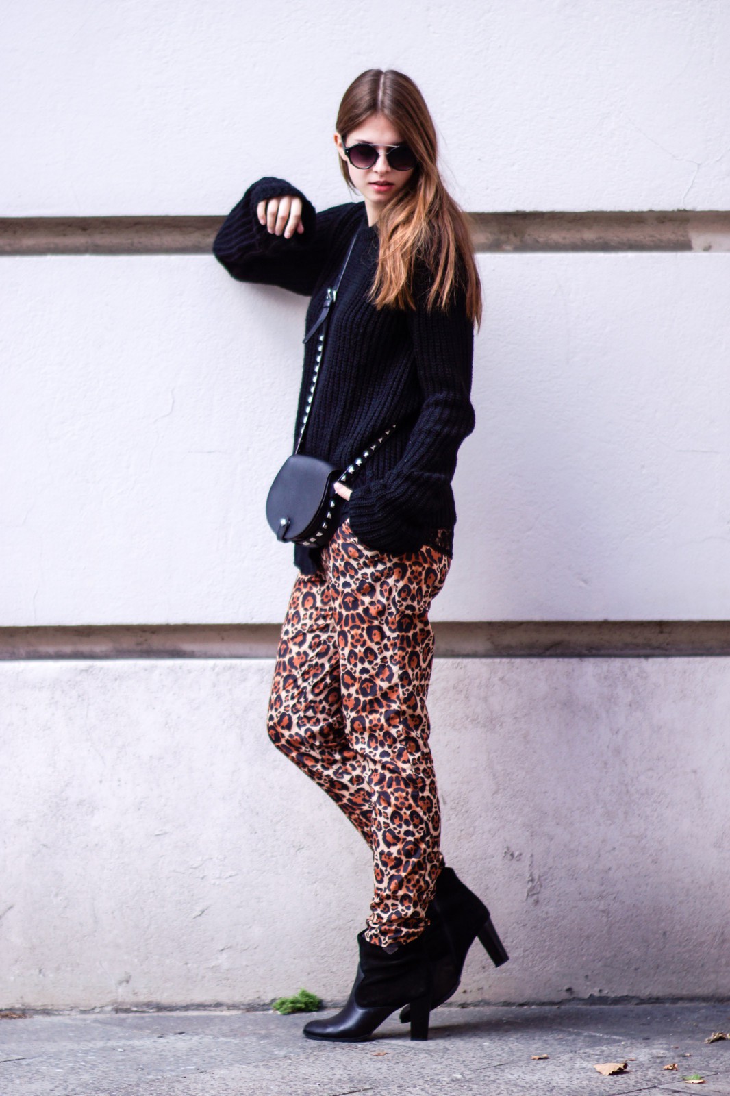 Hose mit Leopard Print