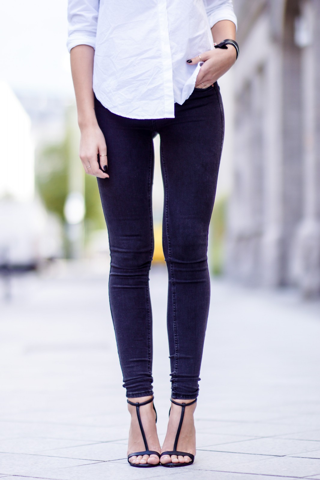 Grey Skinny Jeans