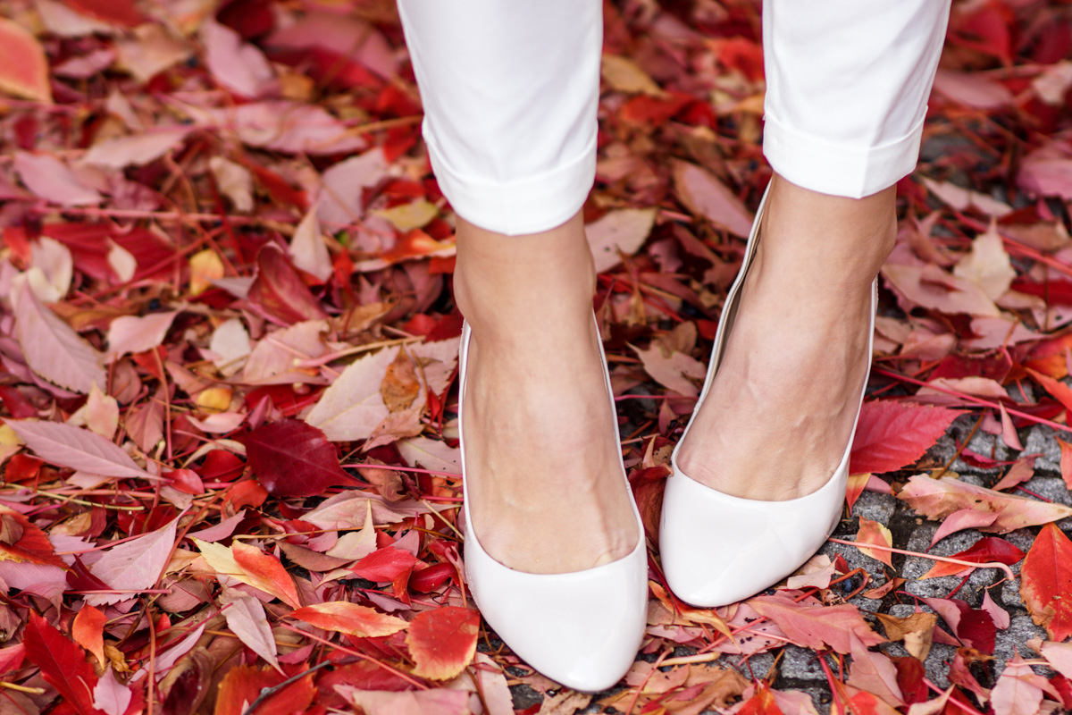 White High Heels
