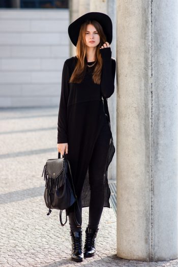 Asymmetrisches Long Shirt