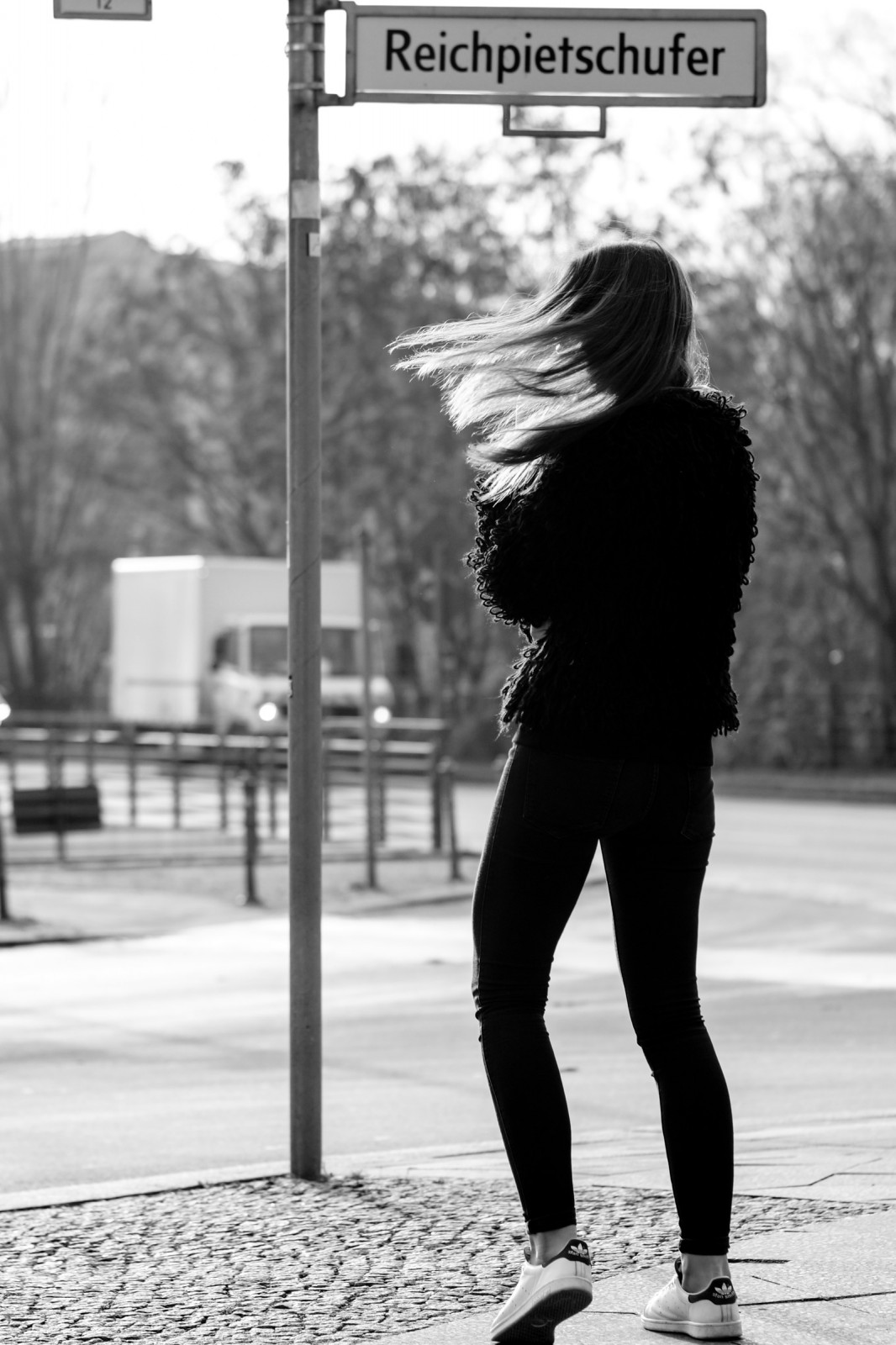 White Sneakers in winter