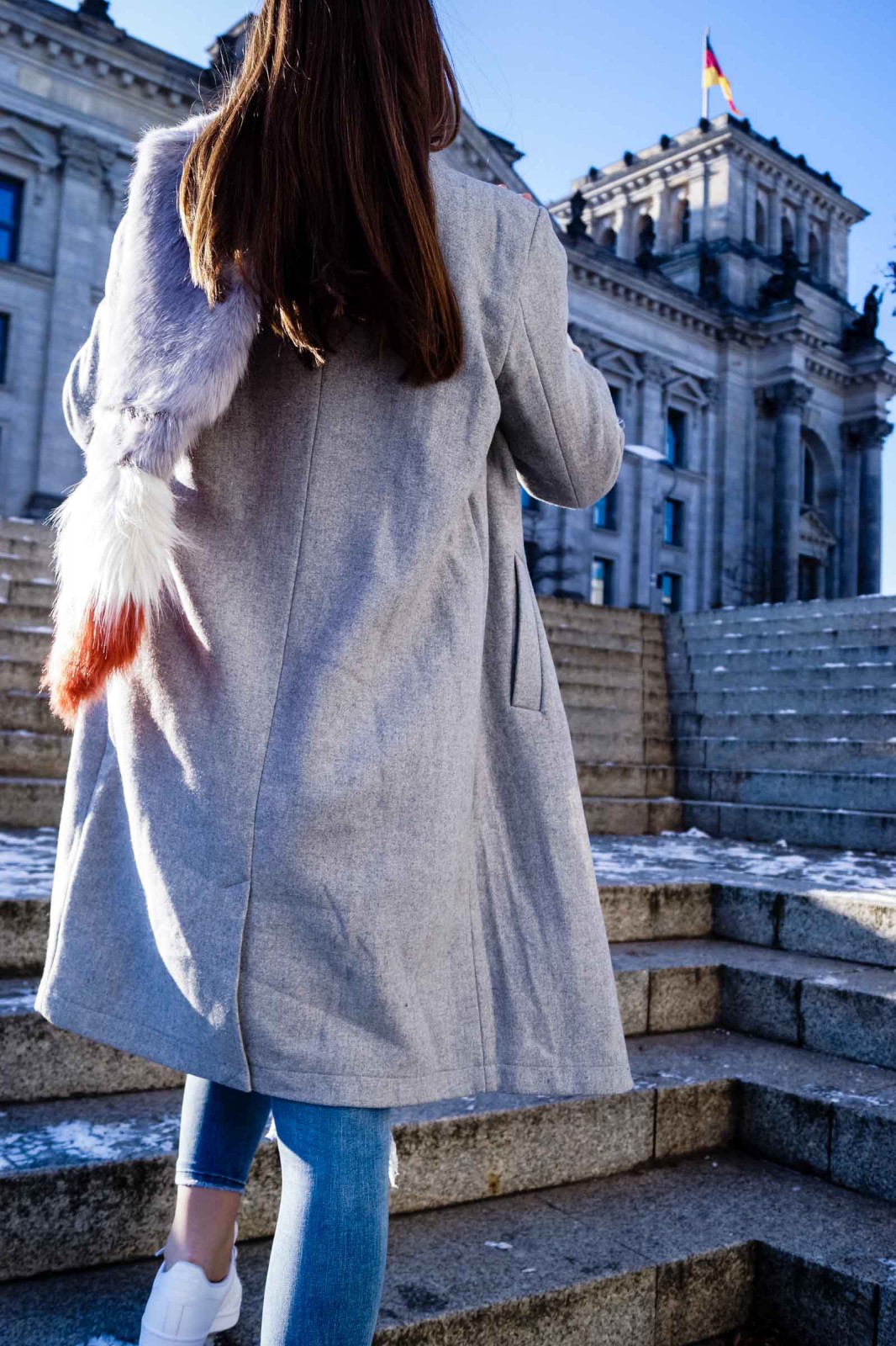 grey VILA coat