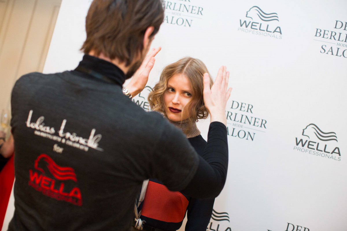 Wella Professionals als Haarpartner beim DER BERLINER MODE SALON