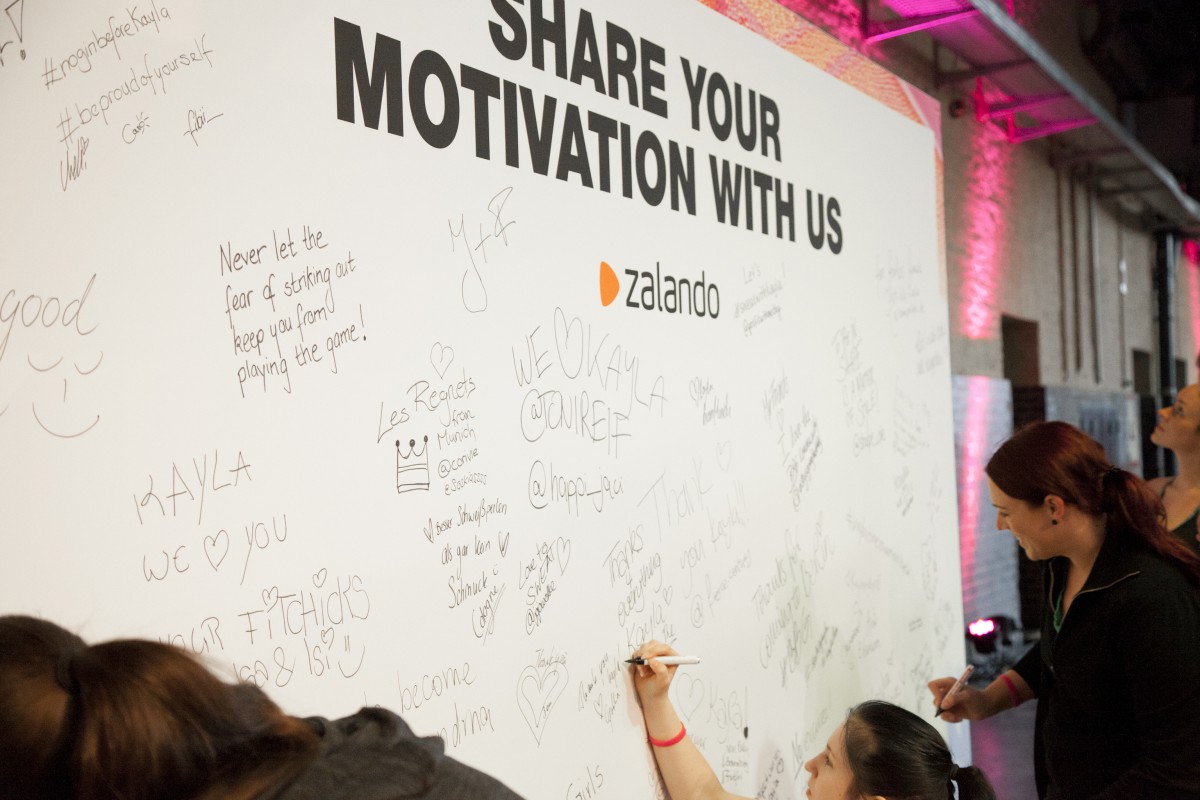 Zalando Motivationsboard