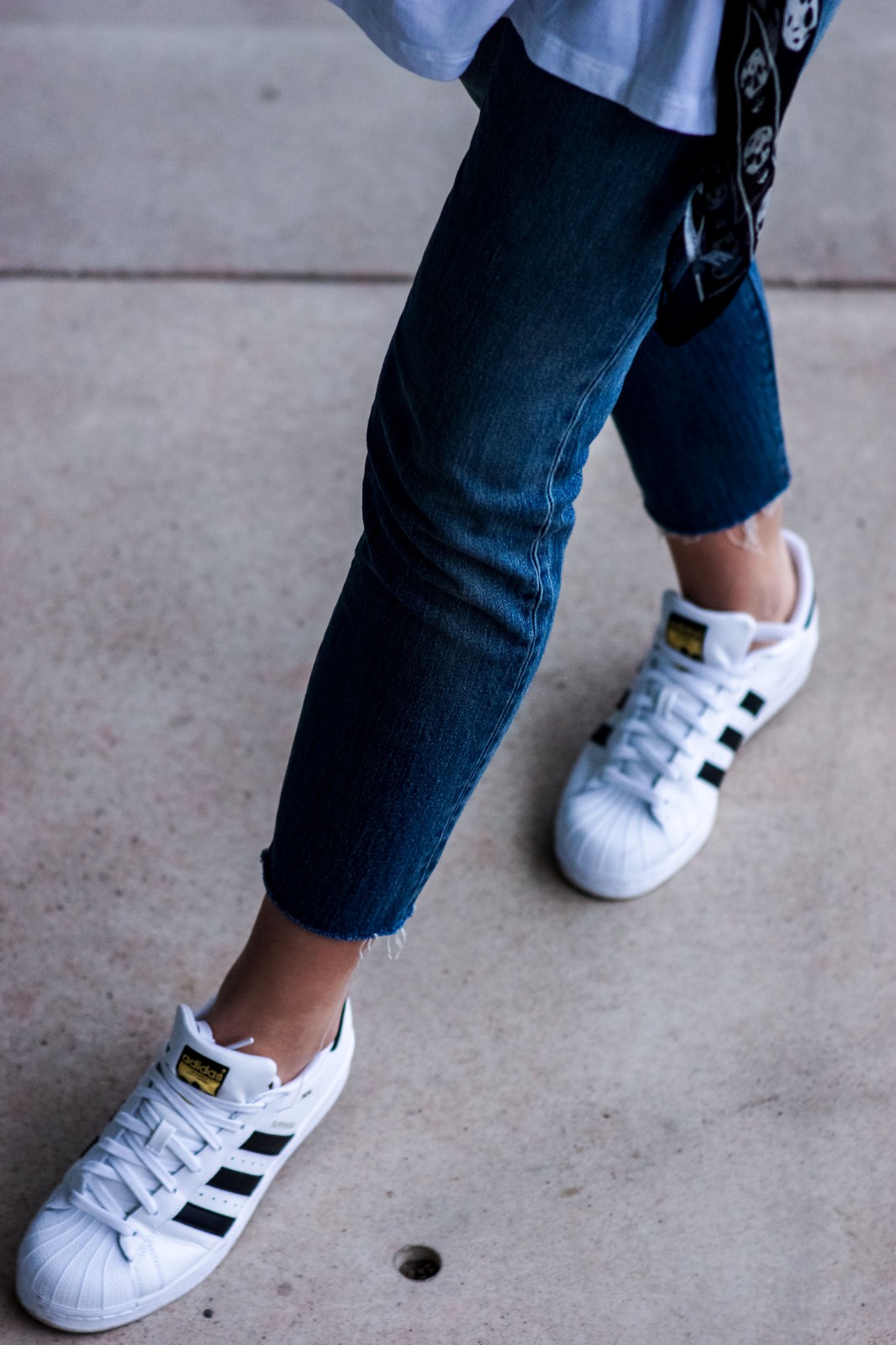 White Sneakers and Denim